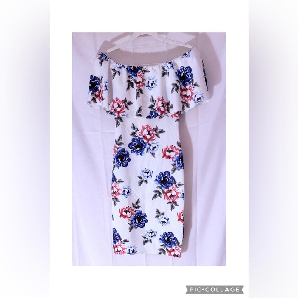 Floral Off-Shoulder Dress